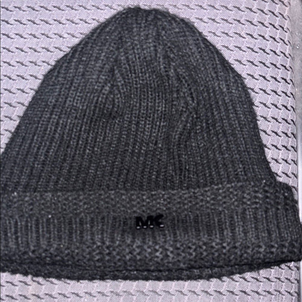 Michael Kors Black Knit Beanie